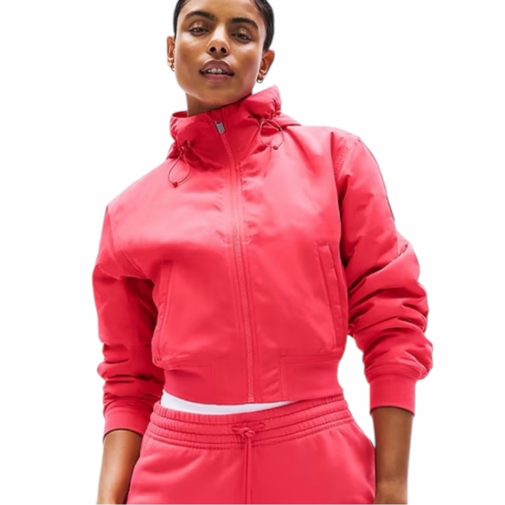 NWT Athleta Lucent Bomber - Punch/Medium